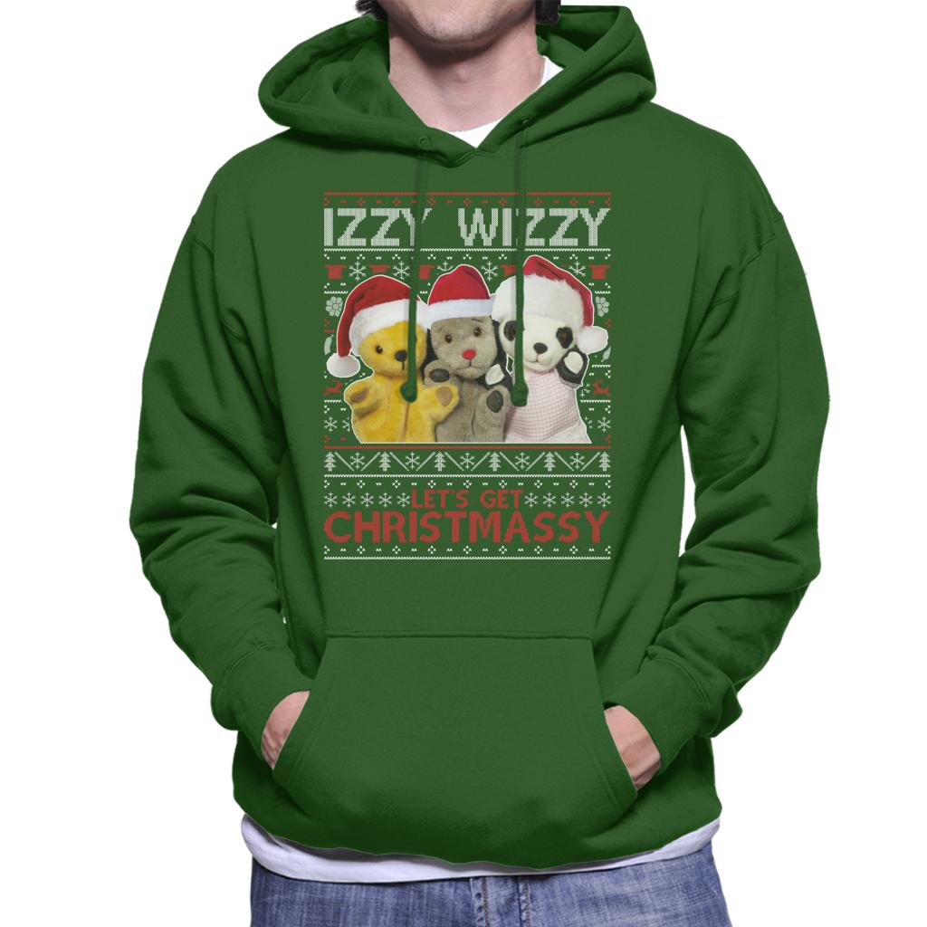 Sooty Christmas Izzy Wizzy Men's Hooded Sweatshirt-ALL + EVERY