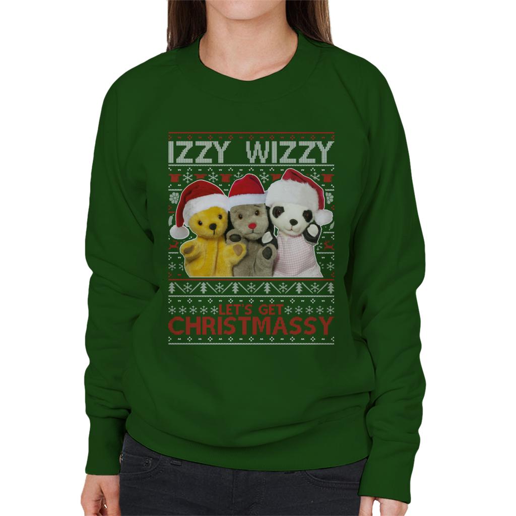 Sooty Christmas Izzy Wizzy Women's Sweatshirt-ALL + EVERY