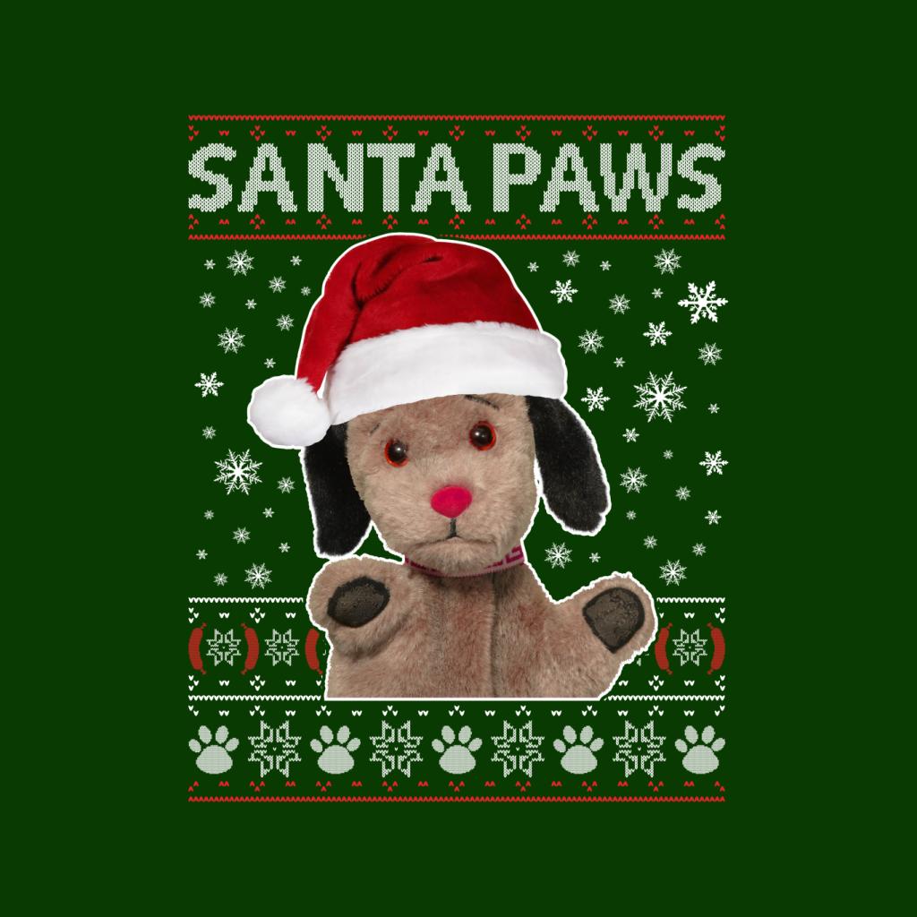 Sooty Christmas Sweep Santa Paws Men's T-Shirt-ALL + EVERY