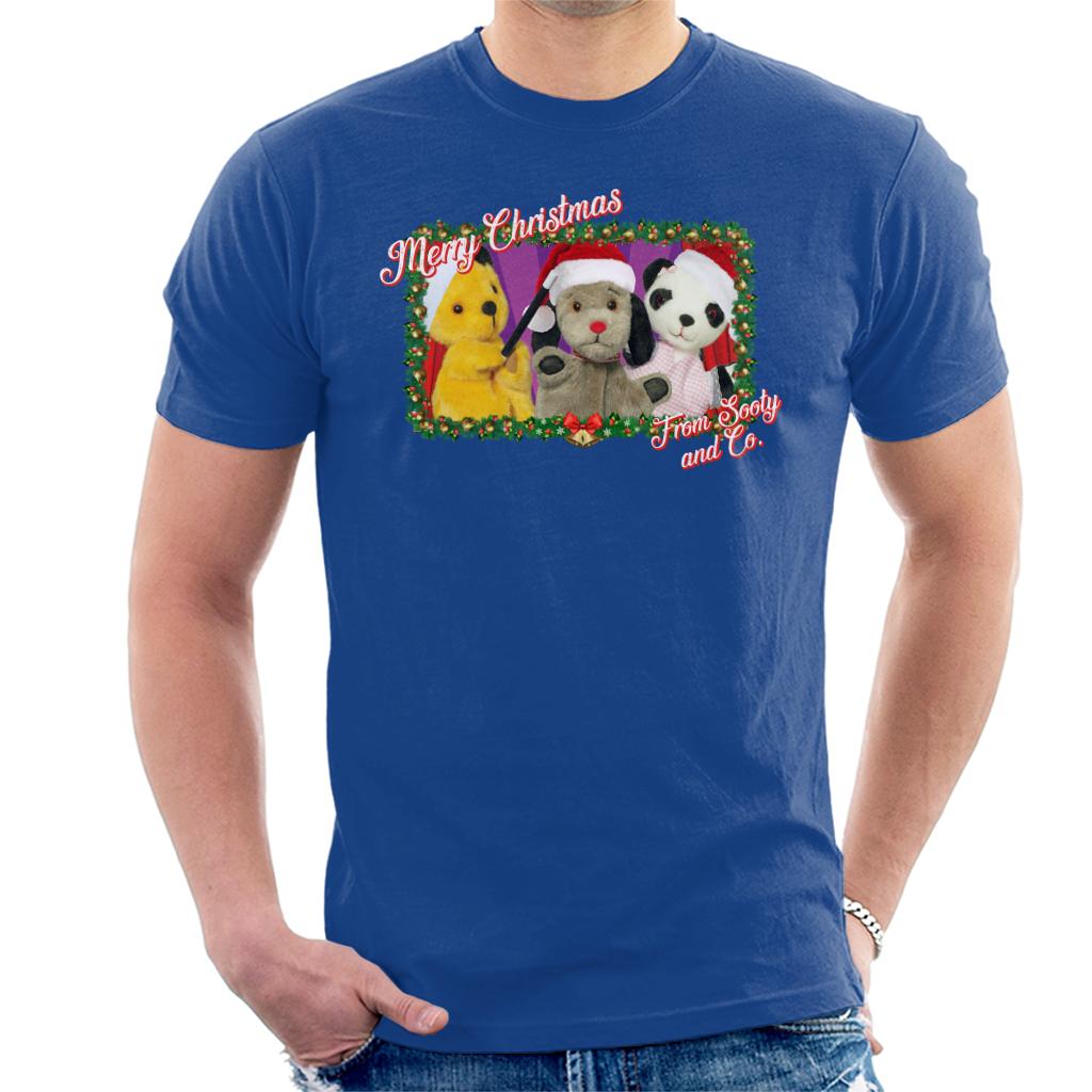 Sooty Christmas Merry Xmas From Sooty And Co Men's T-Shirt-ALL + EVERY