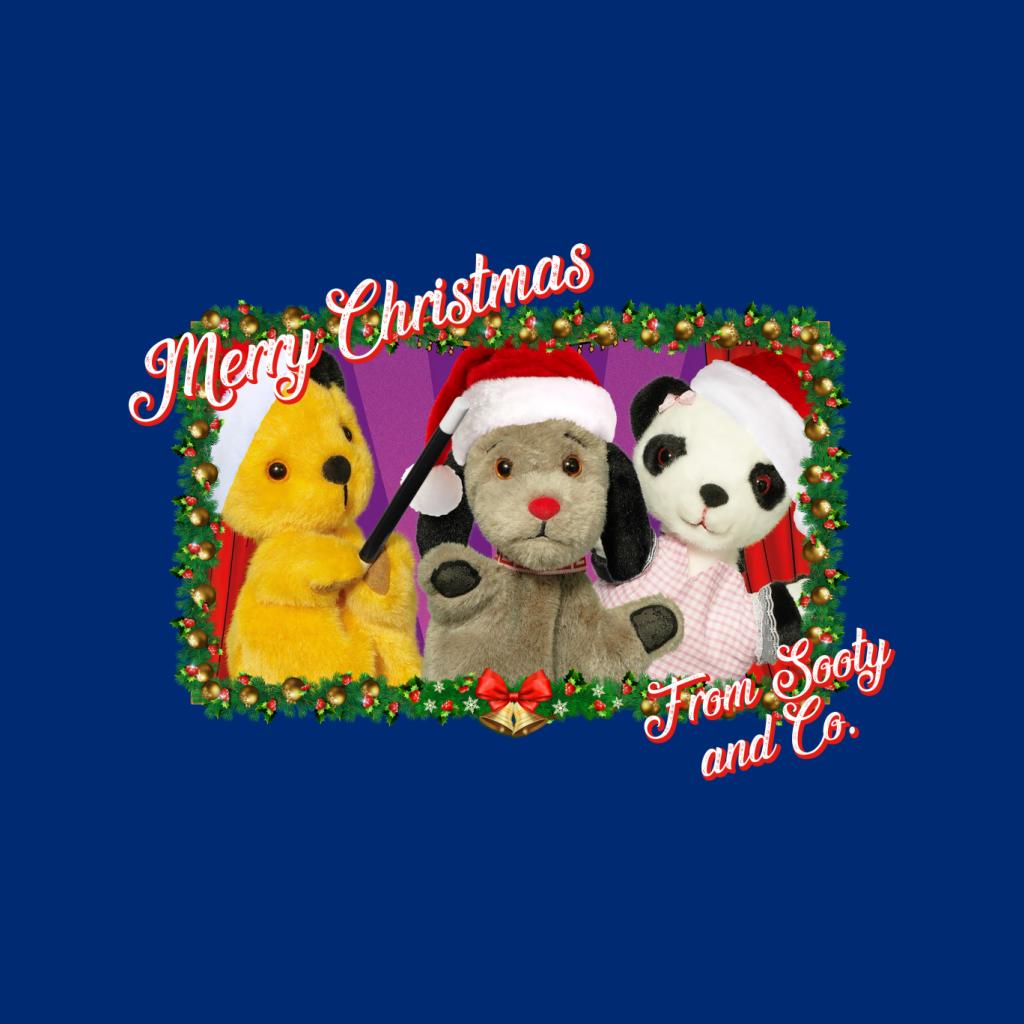 Sooty Christmas Merry Xmas From Sooty And Co Men's T-Shirt-ALL + EVERY