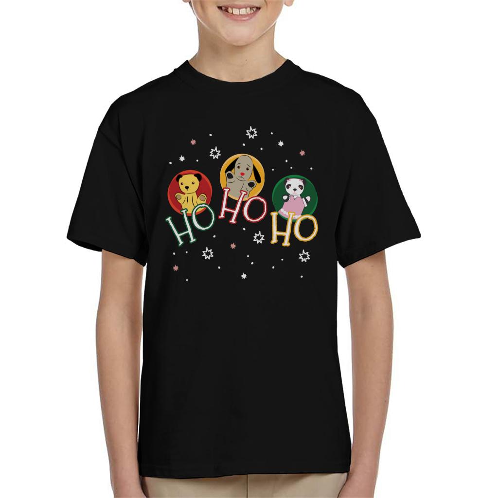 Sooty Christmas Ho Ho Ho Kids T-Shirt-ALL + EVERY