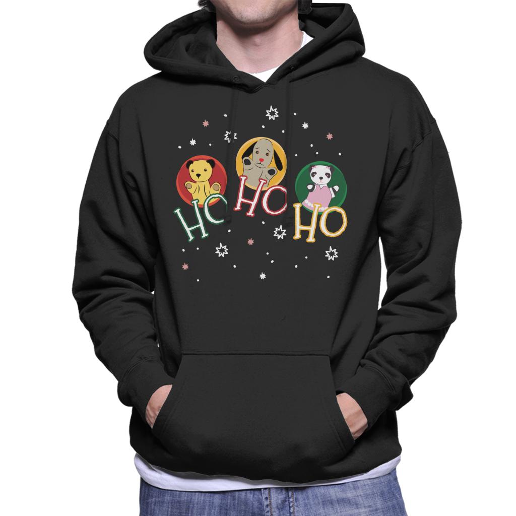 Sooty Christmas Ho Ho Ho Men's Hooded Sweatshirt-ALL + EVERY