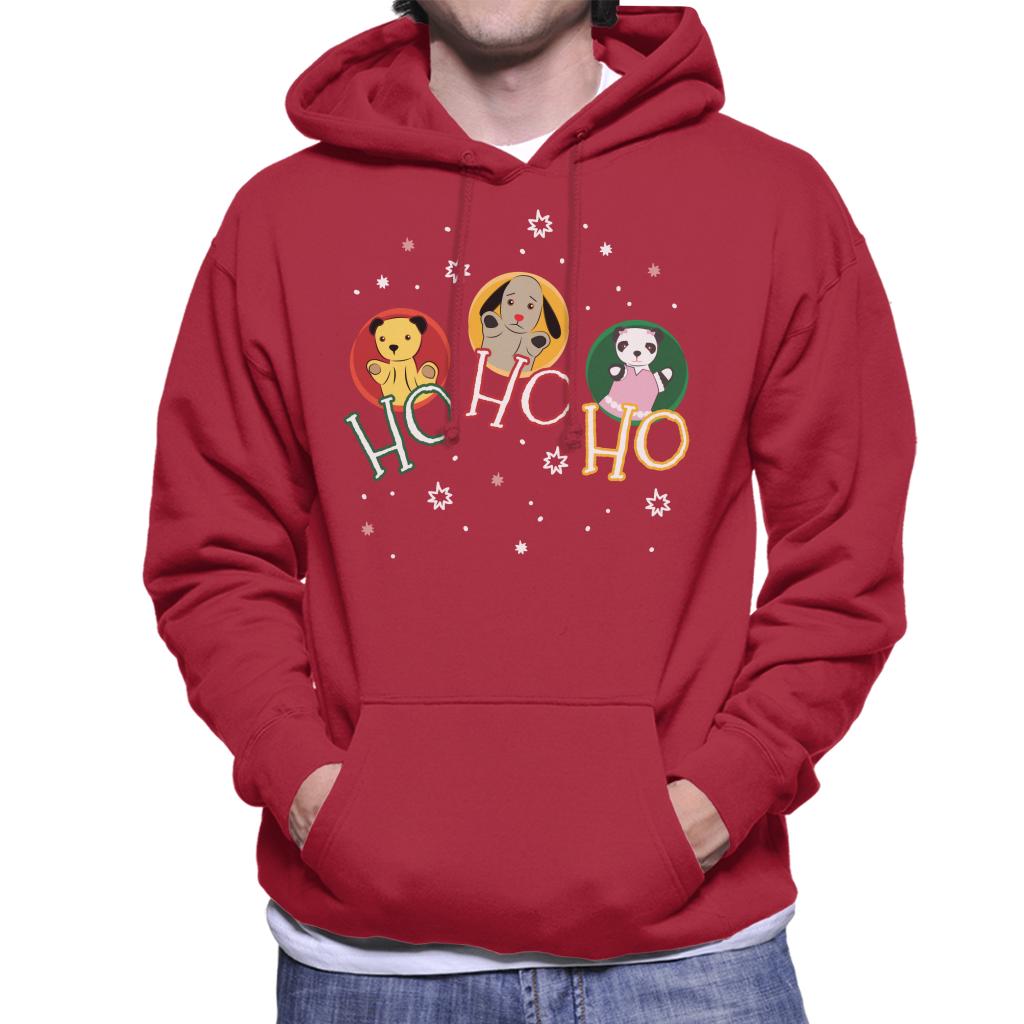 Sooty Christmas Ho Ho Ho Men's Hooded Sweatshirt-ALL + EVERY