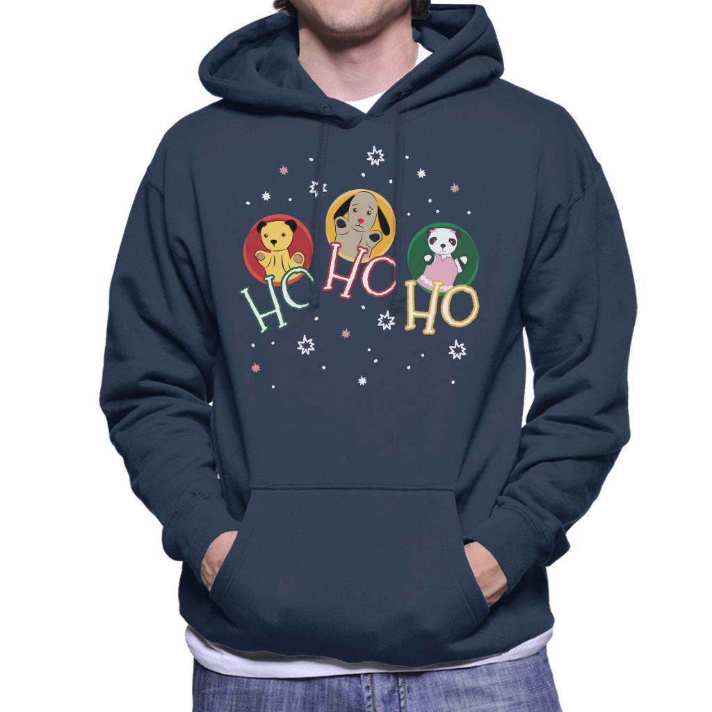 Sooty Christmas Ho Ho Ho Men's Hooded Sweatshirt-ALL + EVERY