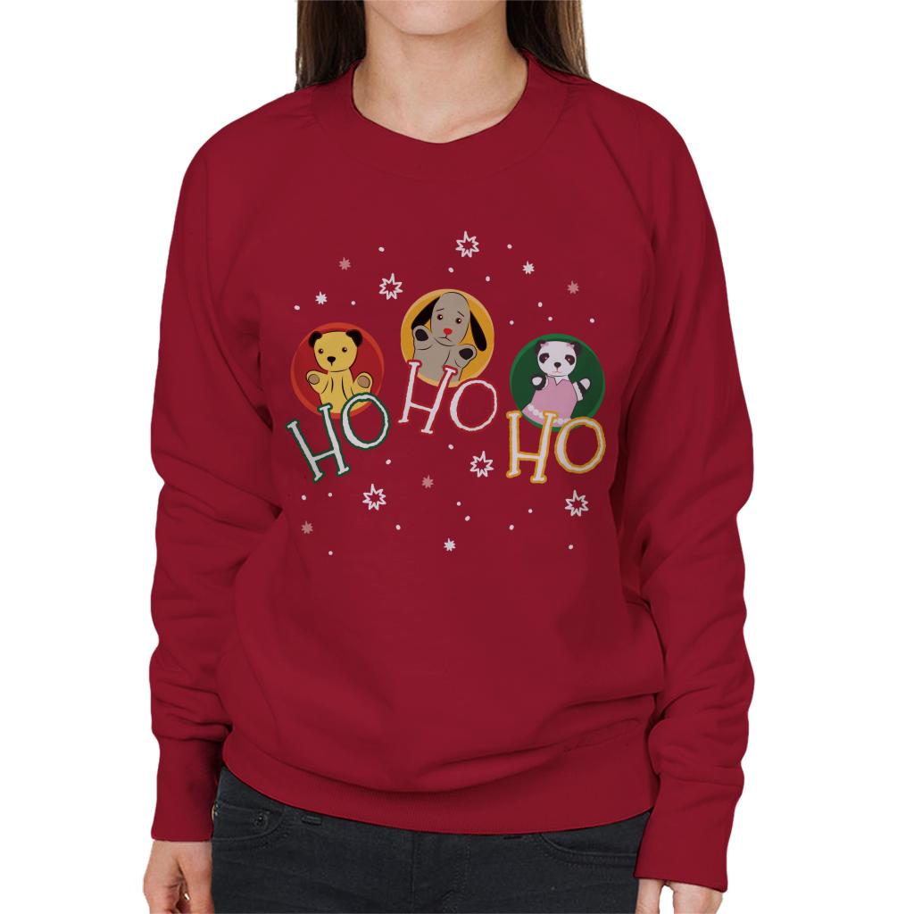 Sooty Christmas Ho Ho Ho Women's Sweatshirt-ALL + EVERY