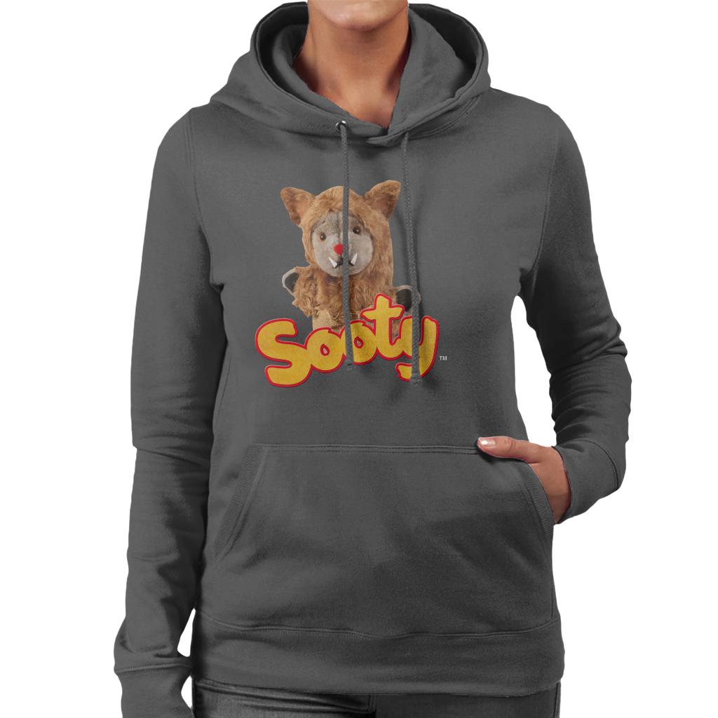 Sooty Halloween Sweep Werewolf Women's Hooded Sweatshirt-ALL + EVERY