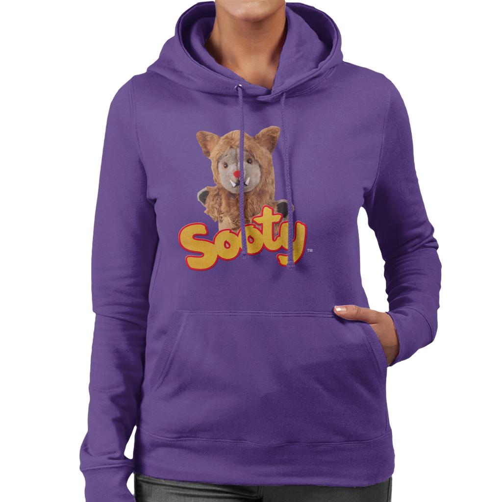 Sooty Halloween Sweep Werewolf Women's Hooded Sweatshirt-ALL + EVERY