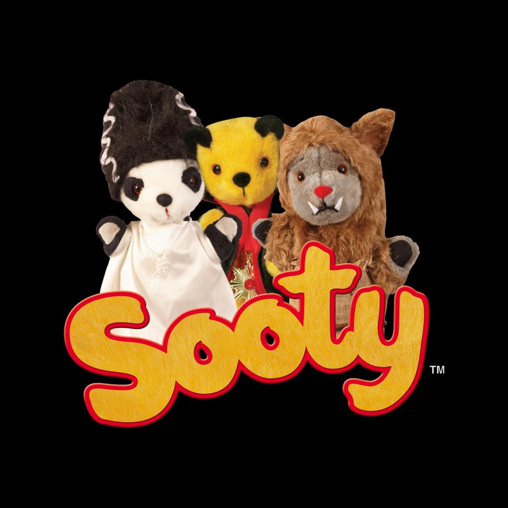 Sooty Halloween Spooky Trio Kid's T-Shirt-ALL + EVERY