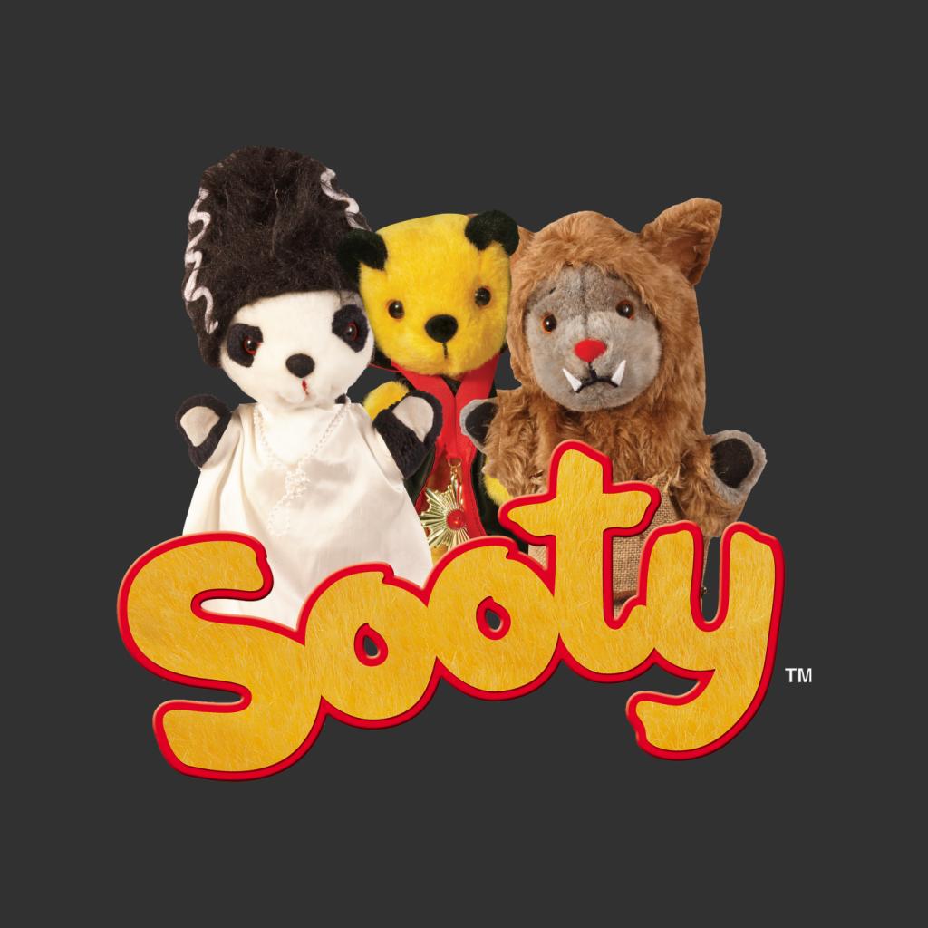 Sooty Halloween Spooky Trio Men's T-Shirt-ALL + EVERY