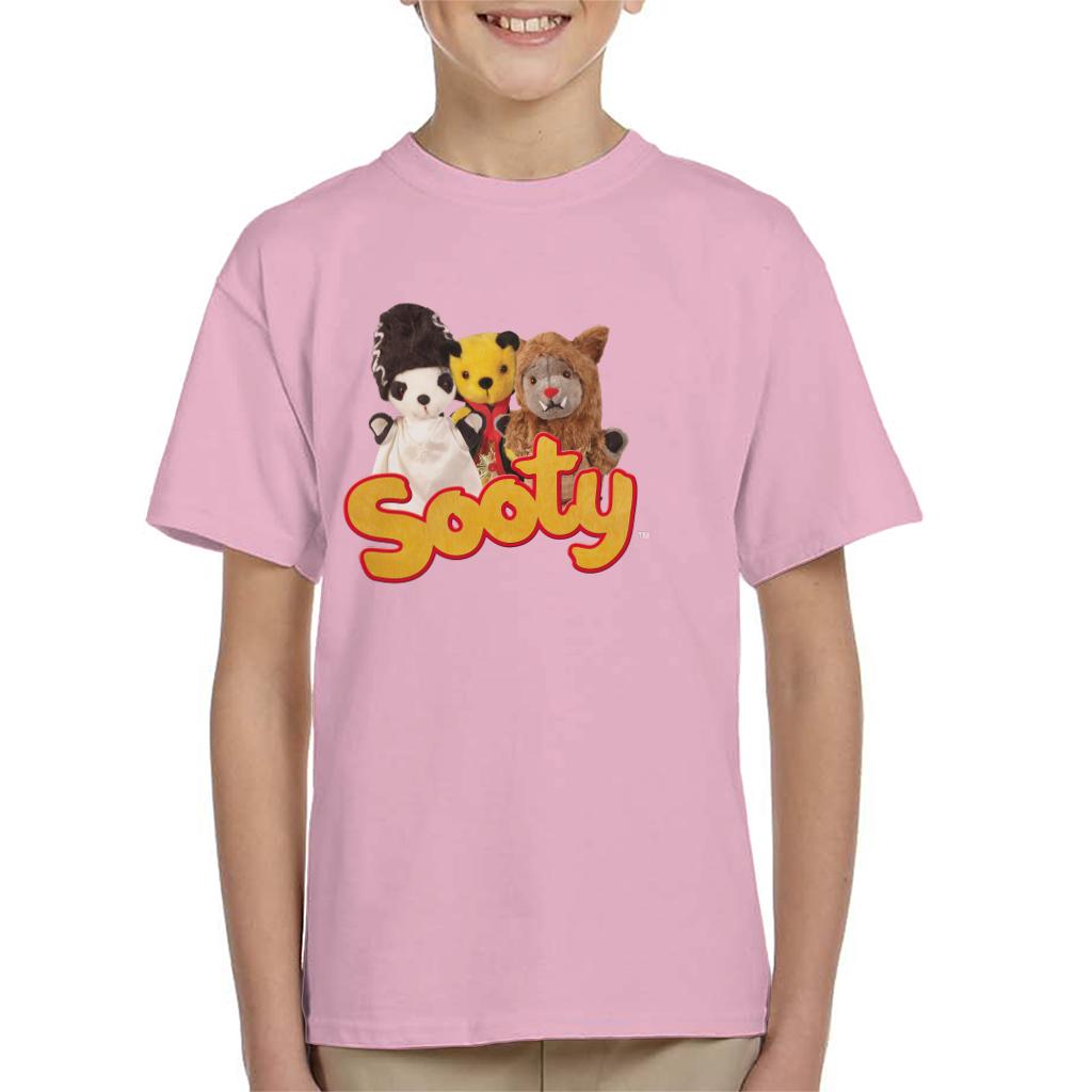 Sooty Halloween Spooky Trio Kid's T-Shirt-ALL + EVERY