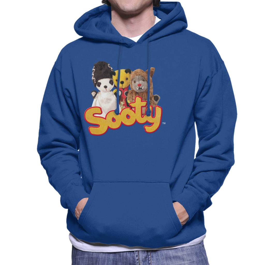 Sooty Halloween Spooky Trio Men's Hooded Sweatshirt-ALL + EVERY