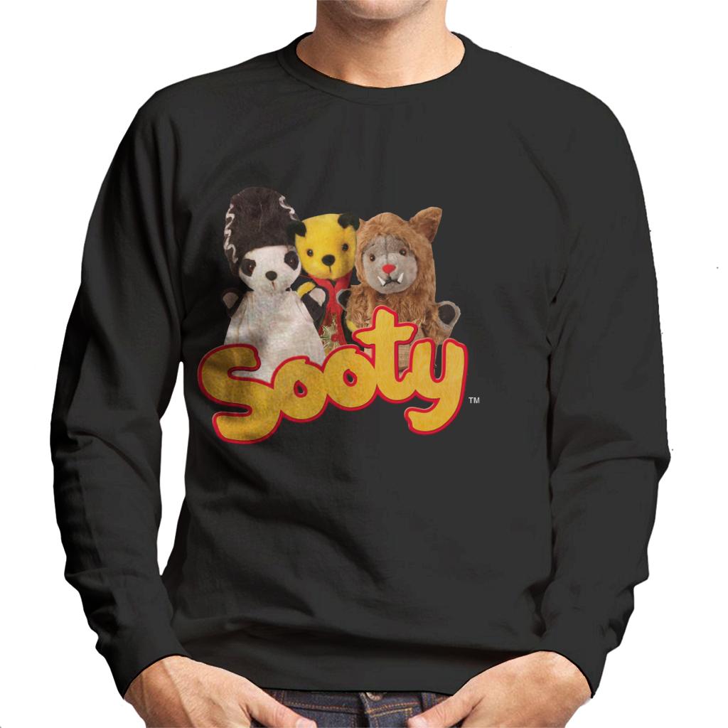 Sooty Halloween Spooky Trio Men's Sweatshirt-ALL + EVERY