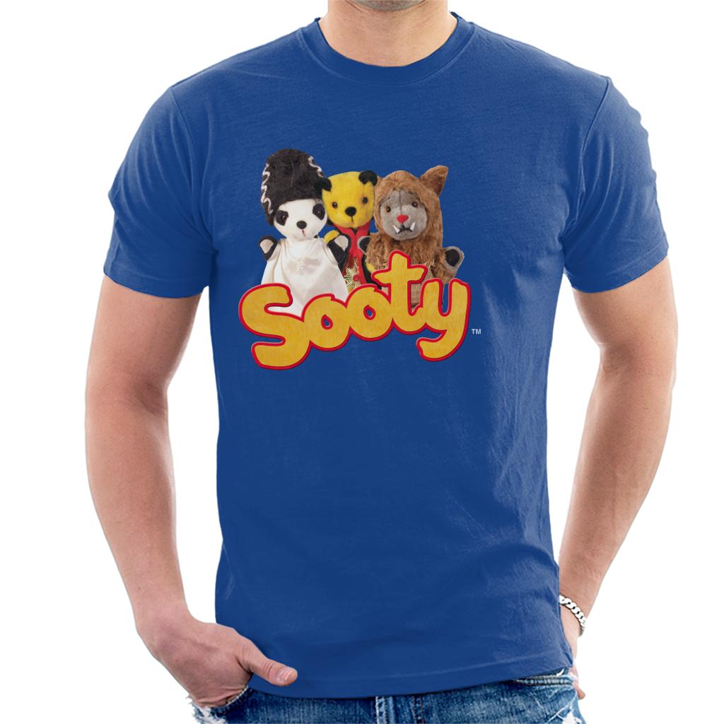 Sooty Halloween Spooky Trio Men's T-Shirt-ALL + EVERY