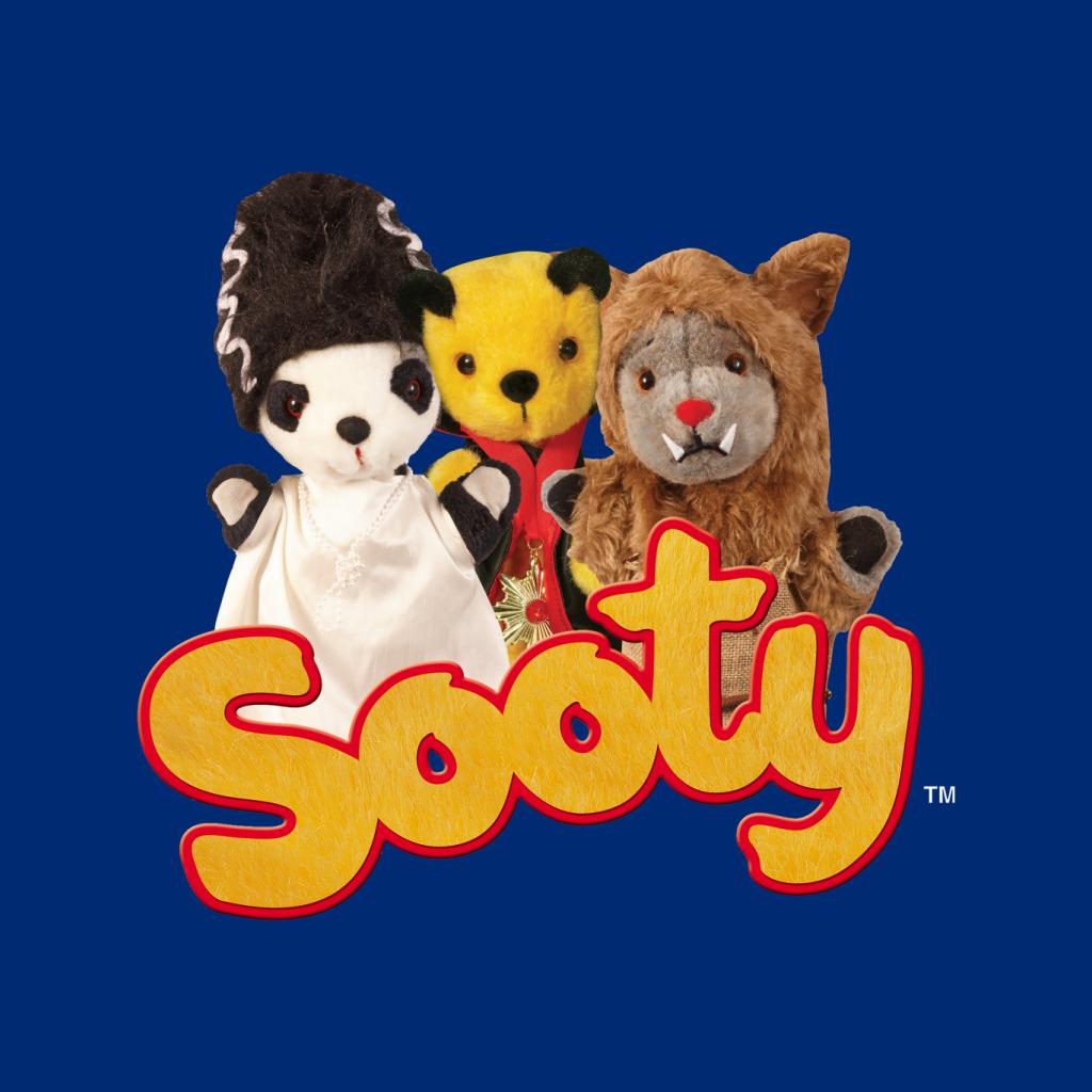 Sooty Halloween Spooky Trio Kid's Hooded Sweatshirt-ALL + EVERY