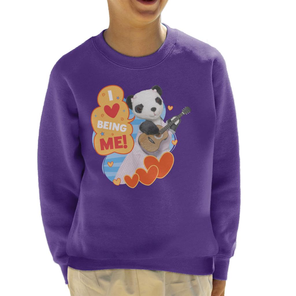 Sooty Soo I Love Being Me Kid's Sweatshirt-ALL + EVERY