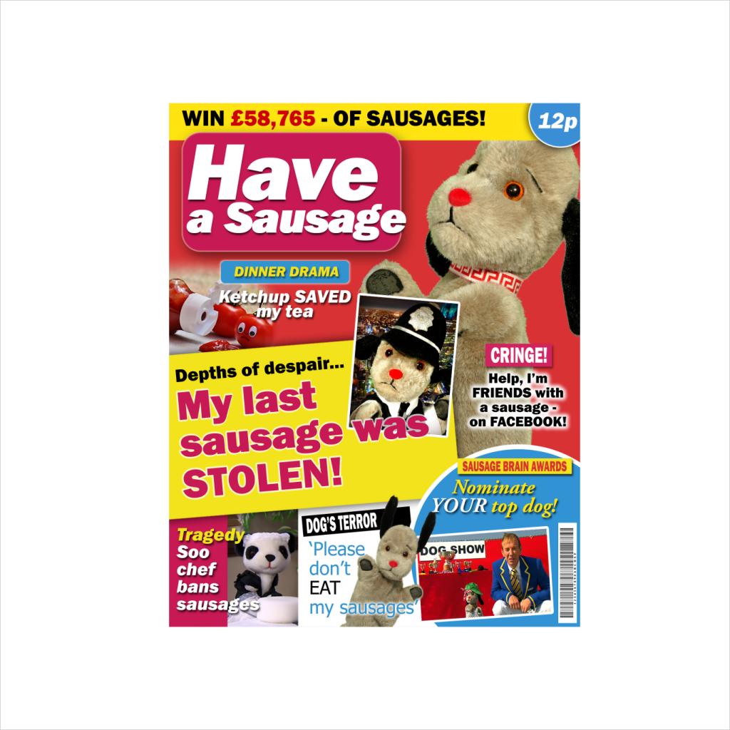 Sooty Sweep My Last Sausage Was Stolen Kids T-Shirt-ALL + EVERY