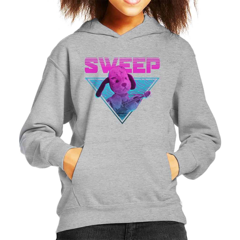 Sooty Sweep Guitar Vaporwave Kid's Hooded Sweatshirt-ALL + EVERY