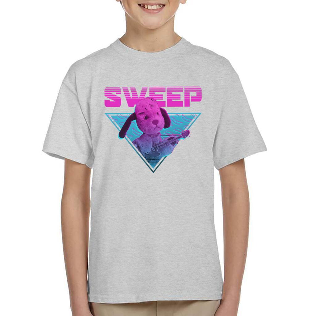 Sooty Sweep Guitar Vaporwave Kid's T-Shirt-ALL + EVERY