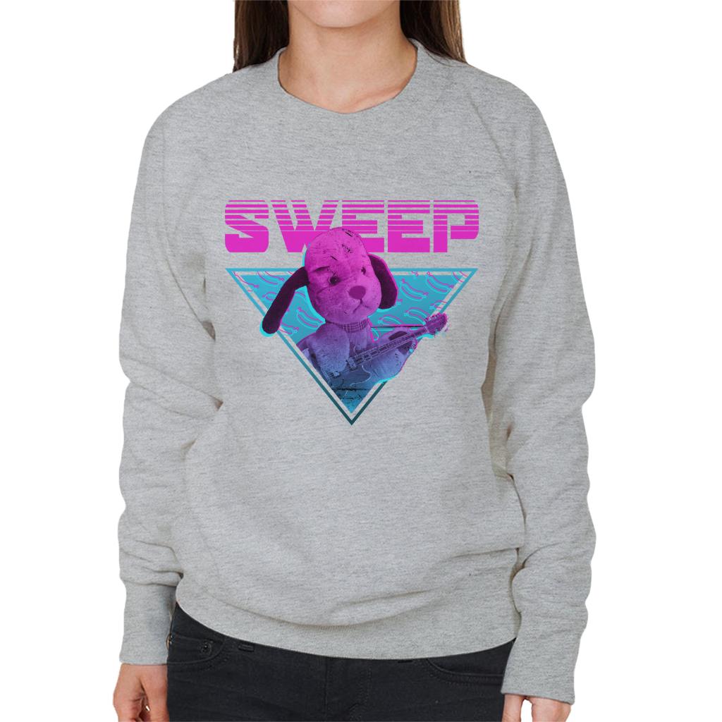 Sooty Sweep Guitar Vaporwave Women's Sweatshirt-ALL + EVERY