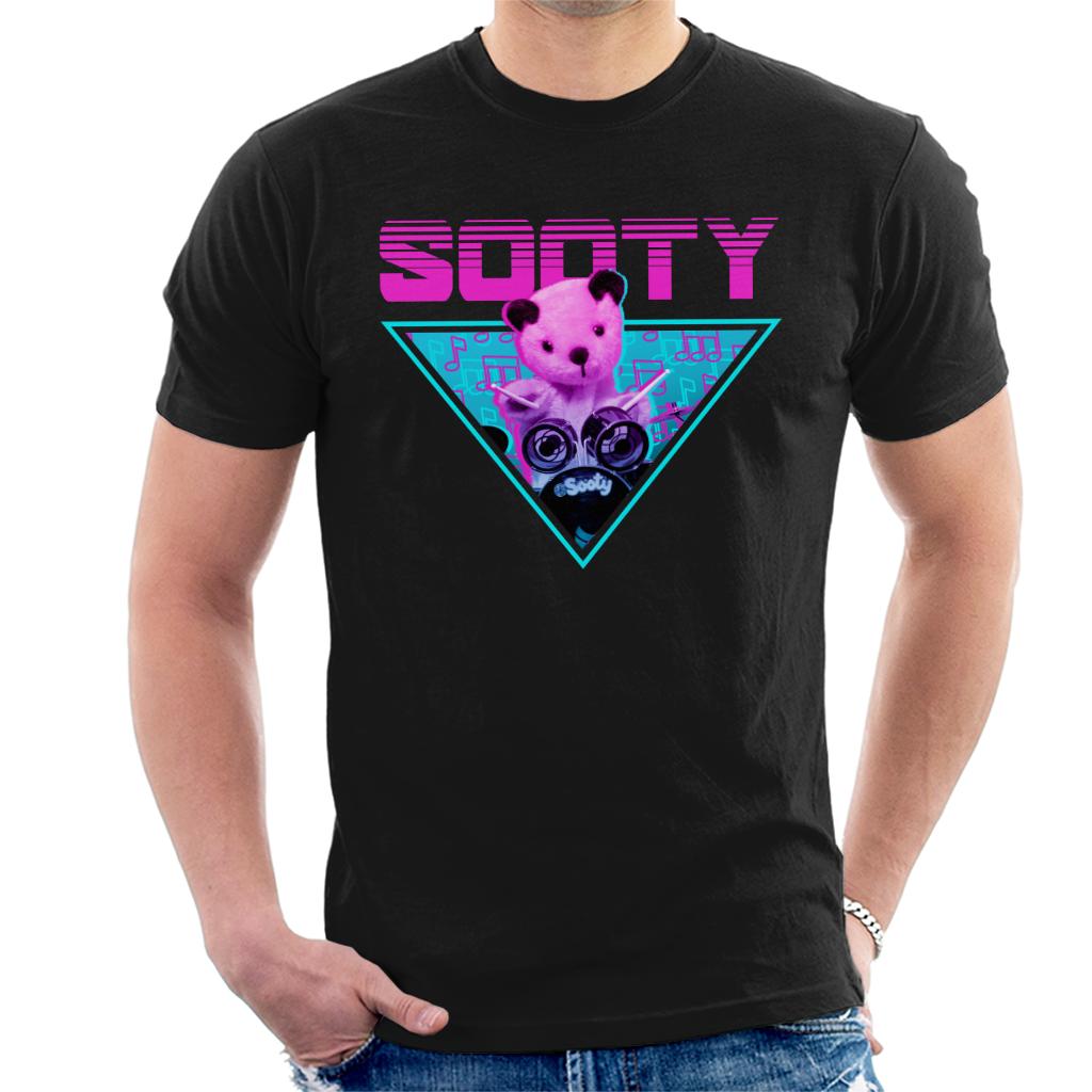 Sooty Drums Vaporwave Men's T-Shirt-ALL + EVERY