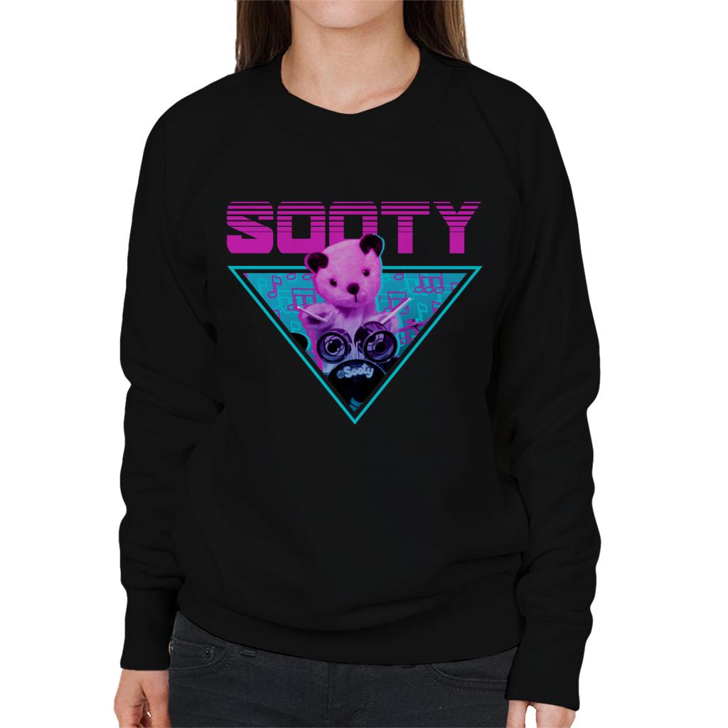 Sooty Drums Vaporwave Women's Sweatshirt-ALL + EVERY