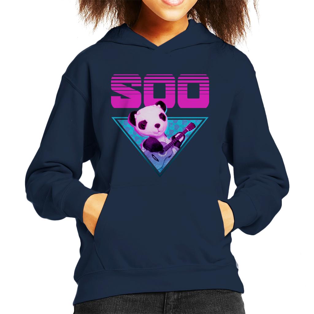 Sooty Soo Guitar Vaporwave Kid's Hooded Sweatshirt-ALL + EVERY