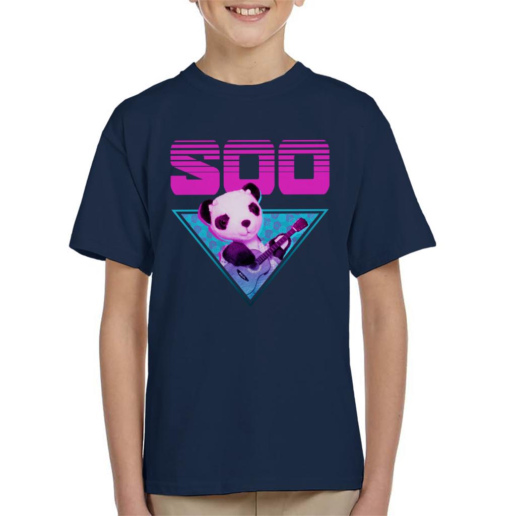 Sooty Soo Guitar Vaporwave Kid's T-Shirt-ALL + EVERY