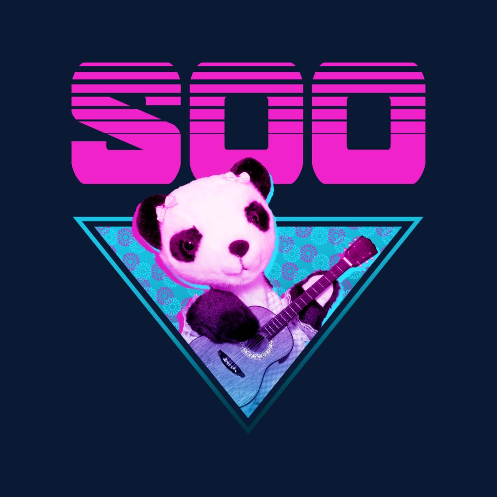 Sooty Soo Guitar Vaporwave Women's Hooded Sweatshirt-ALL + EVERY
