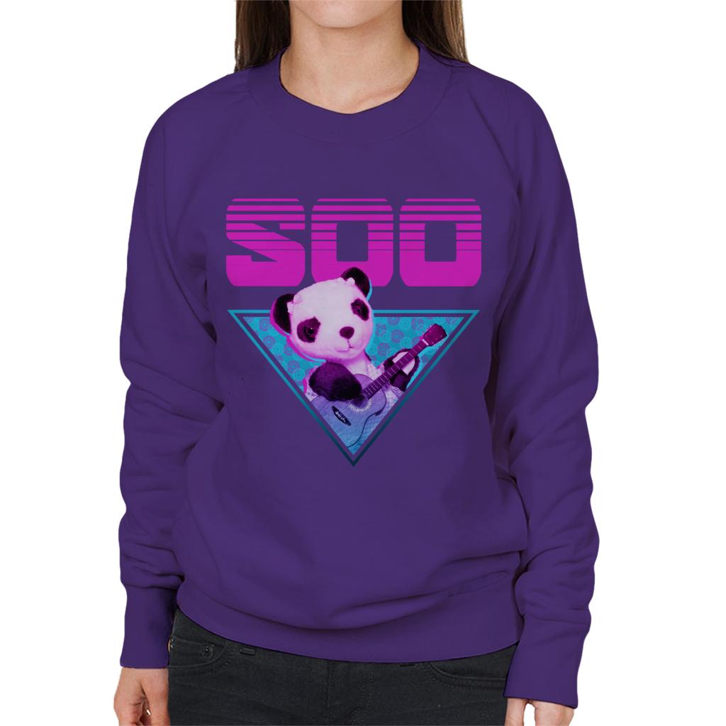 Sooty Soo Guitar Vaporwave Women's Sweatshirt-ALL + EVERY