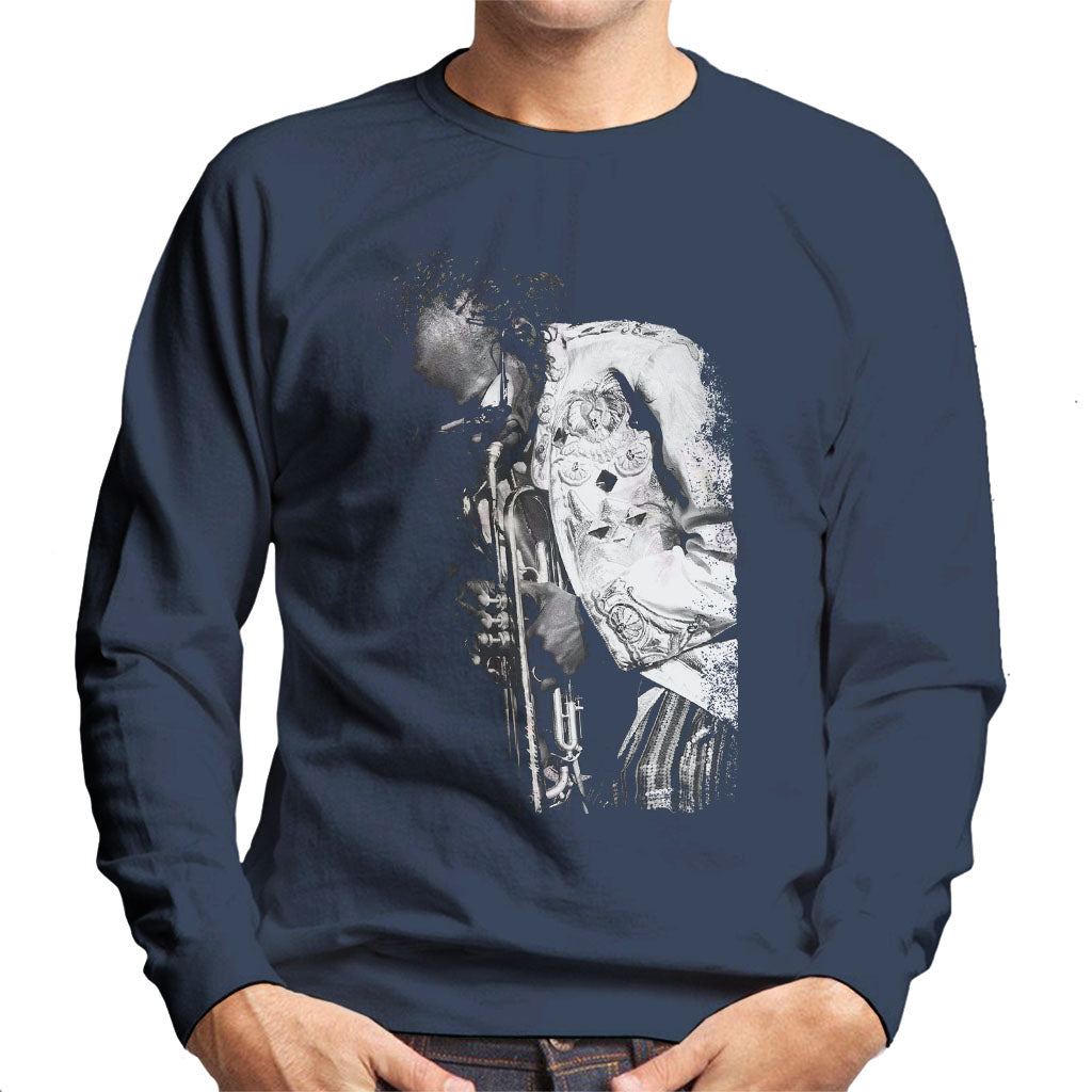 Miles Davis Playing In London 1986 Men's Sweatshirt-ALL + EVERY