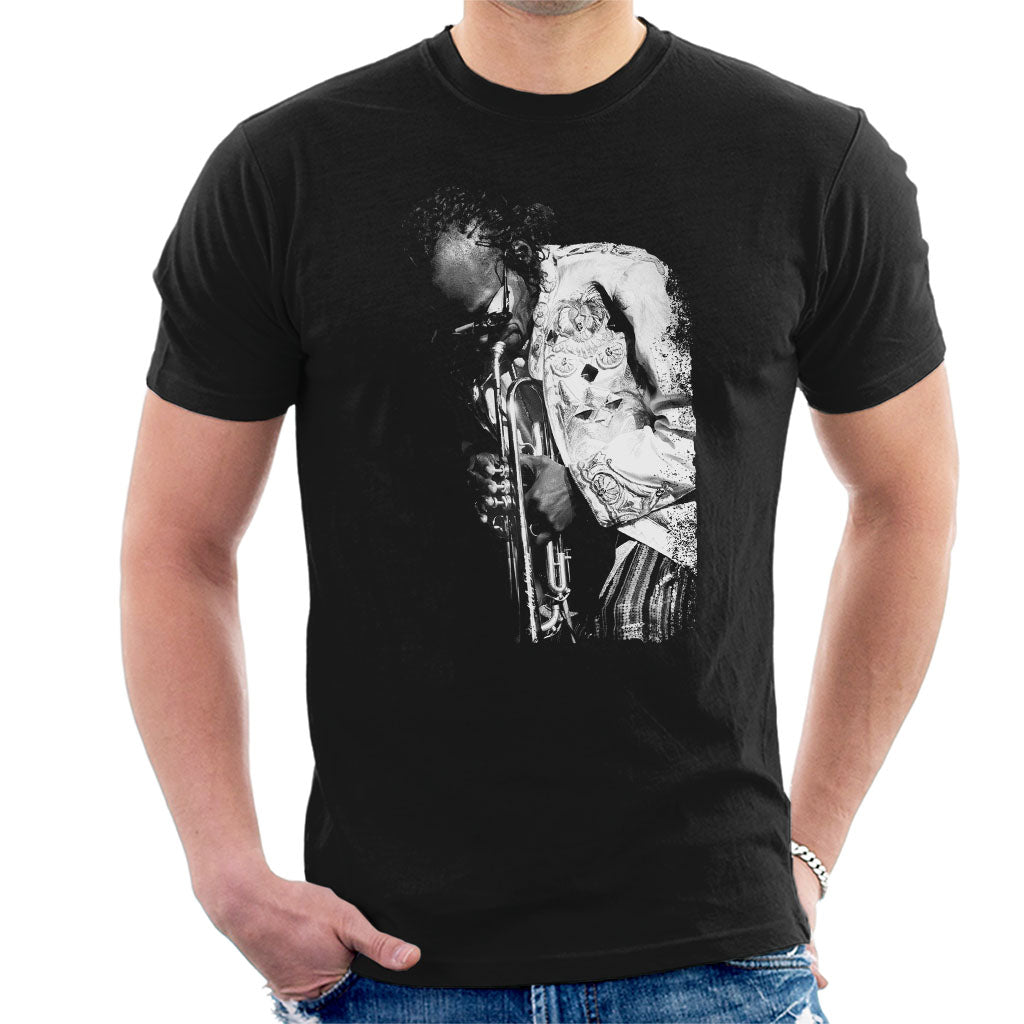 Miles Davis Playing In London 1986 Men's T-Shirt-ALL + EVERY