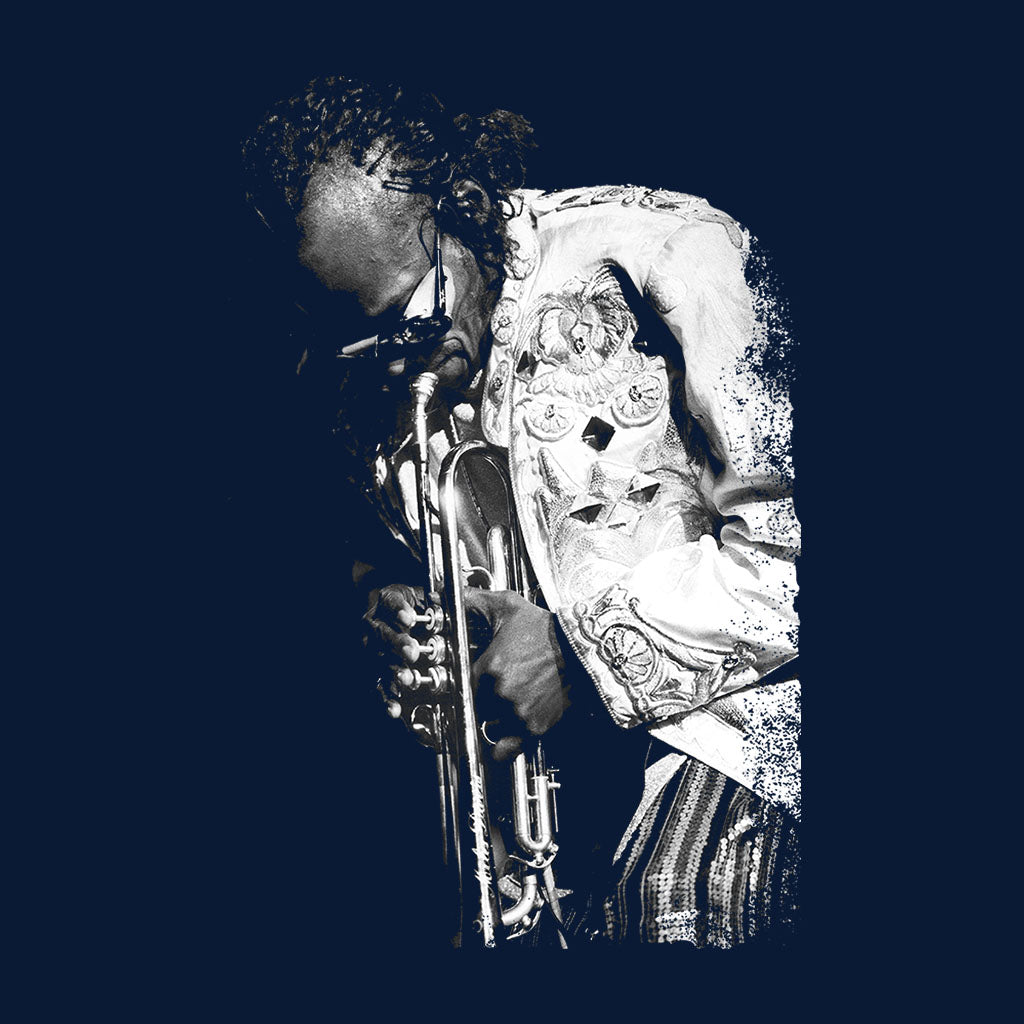 Miles Davis Playing In London 1986 Men's T-Shirt-ALL + EVERY