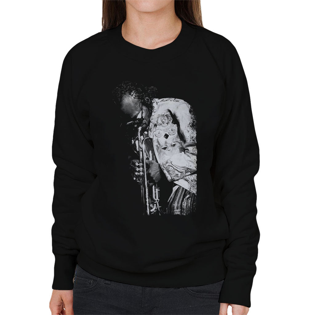 Miles Davis Playing In London 1986 Women's Sweatshirt-ALL + EVERY