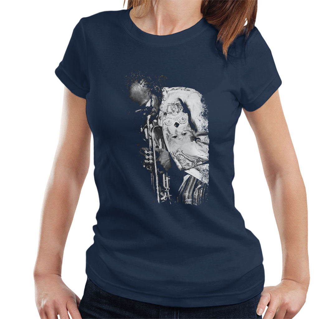 Miles Davis Playing In London 1986 Women's T-Shirt-ALL + EVERY