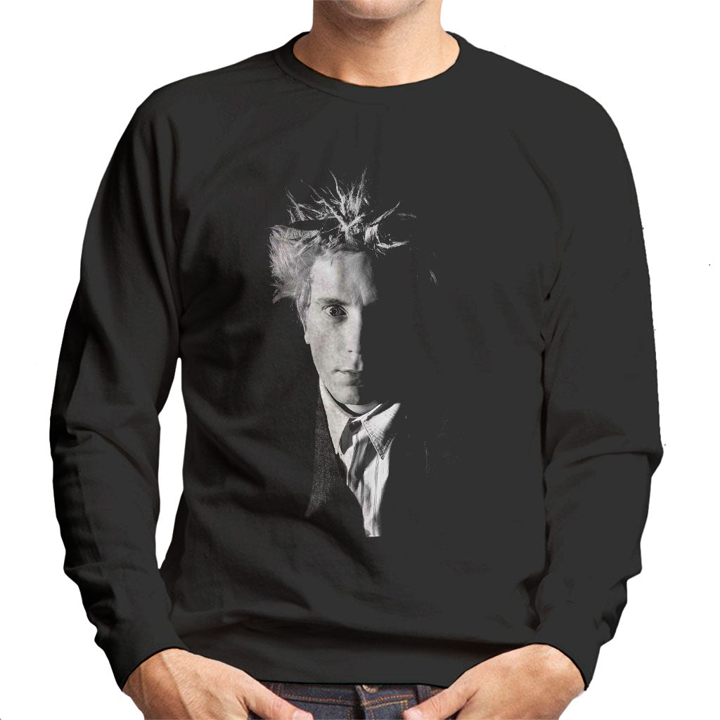 Black And White John Lydon Johnny Rotten Of Public Image Ltd Men's Sweatshirt-ALL + EVERY