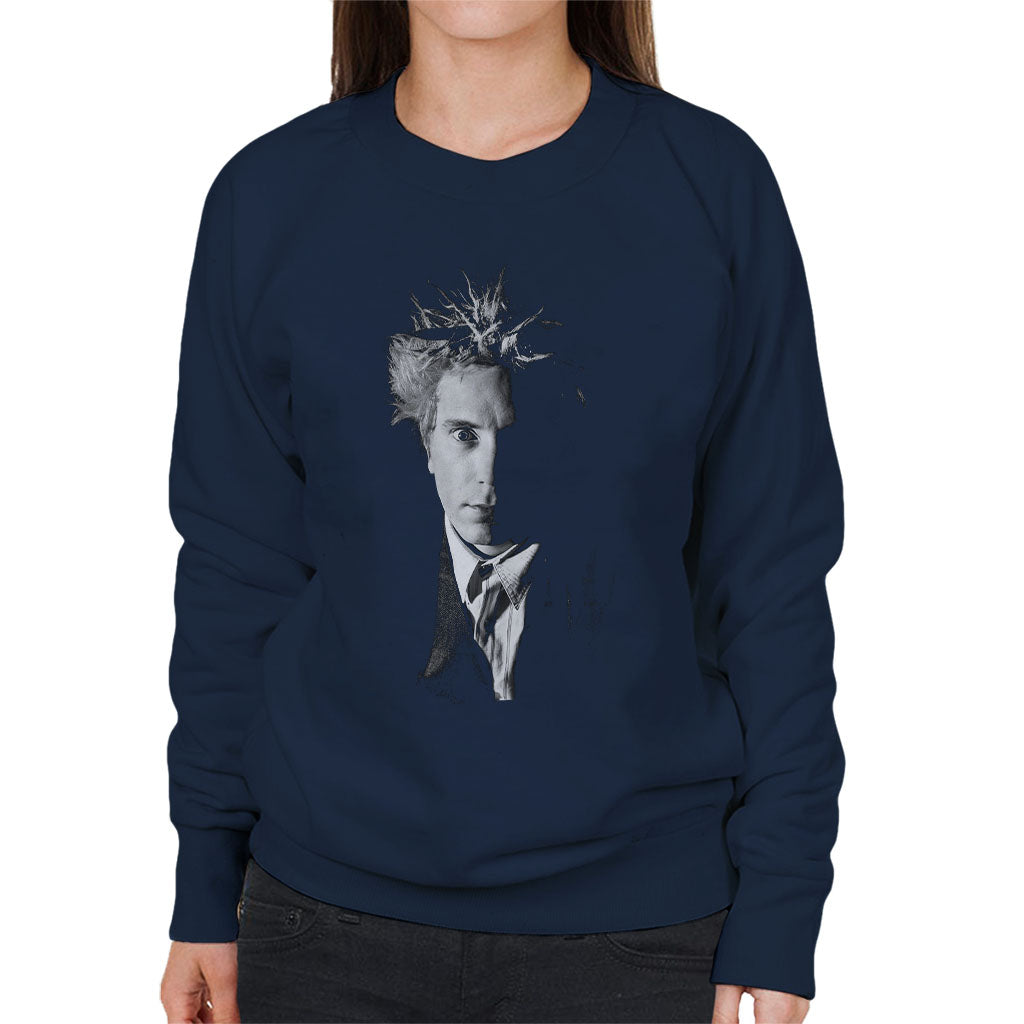 Black And White John Lydon Johnny Rotten Of Public Image Ltd Women's Sweatshirt-ALL + EVERY