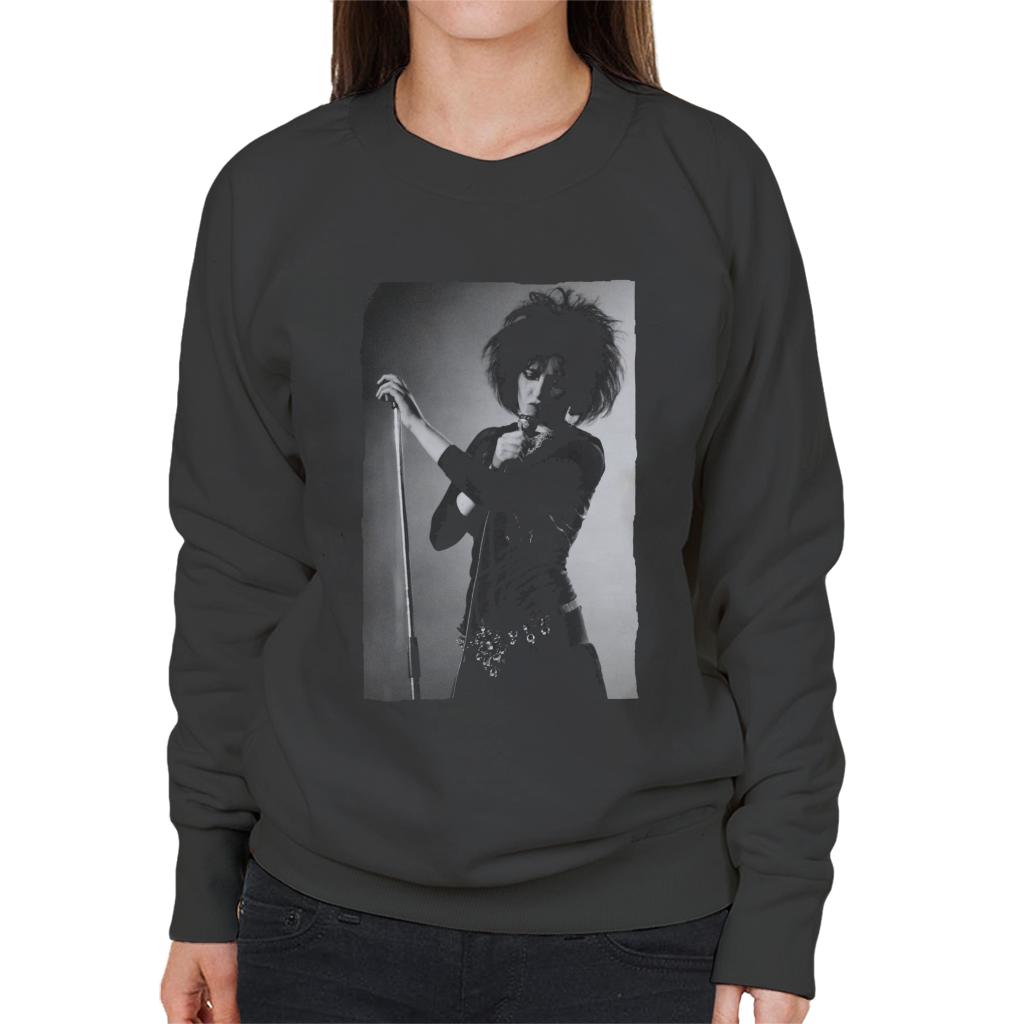 Souxsie Sioux Live Black And White Women's Sweatshirt-ALL + EVERY