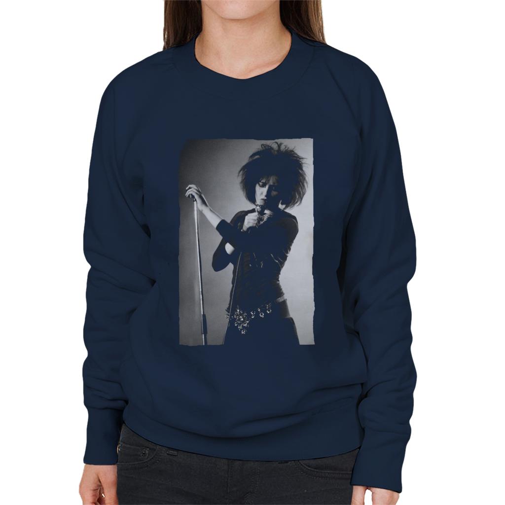 Souxsie Sioux Live Black And White Women's Sweatshirt-ALL + EVERY