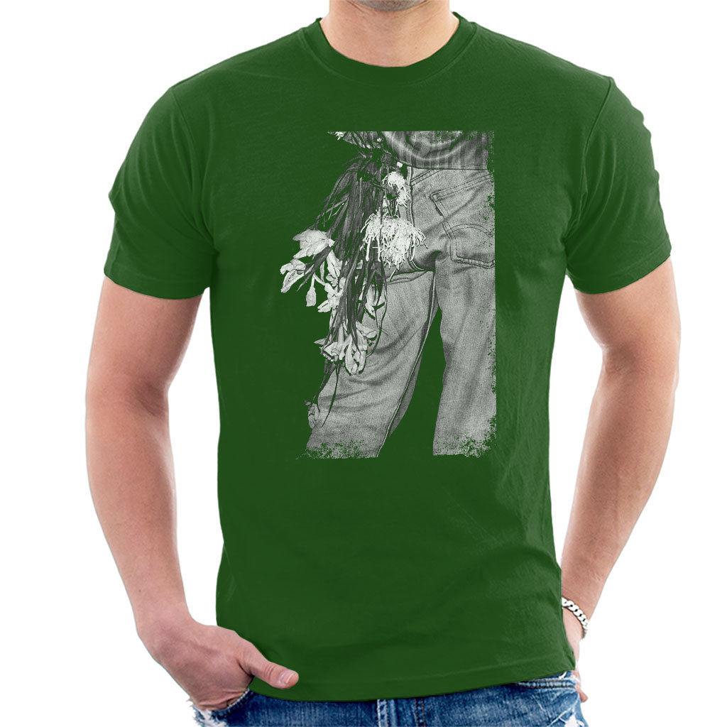 The Smiths Morrissey Flowers In The Back Pocket Men's T-Shirt-ALL + EVERY