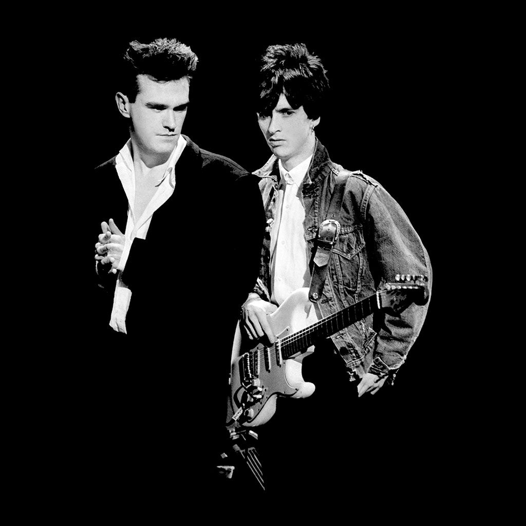 The Smiths Morrissey And Johnny Marr Together Live 1985 Men's T-Shirt-ALL + EVERY