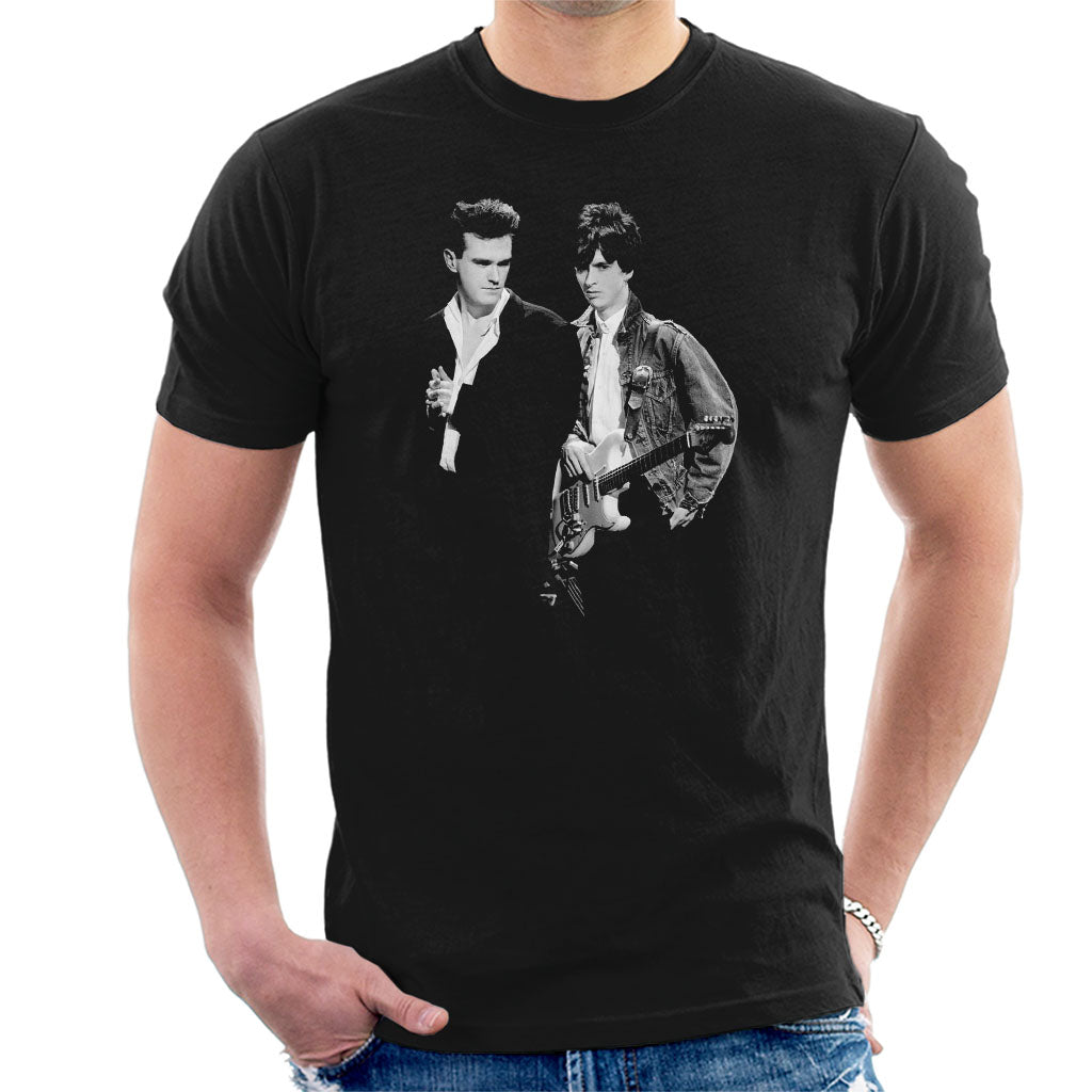 The Smiths Morrissey And Johnny Marr Together Live 1985 Men's T-Shirt-ALL + EVERY