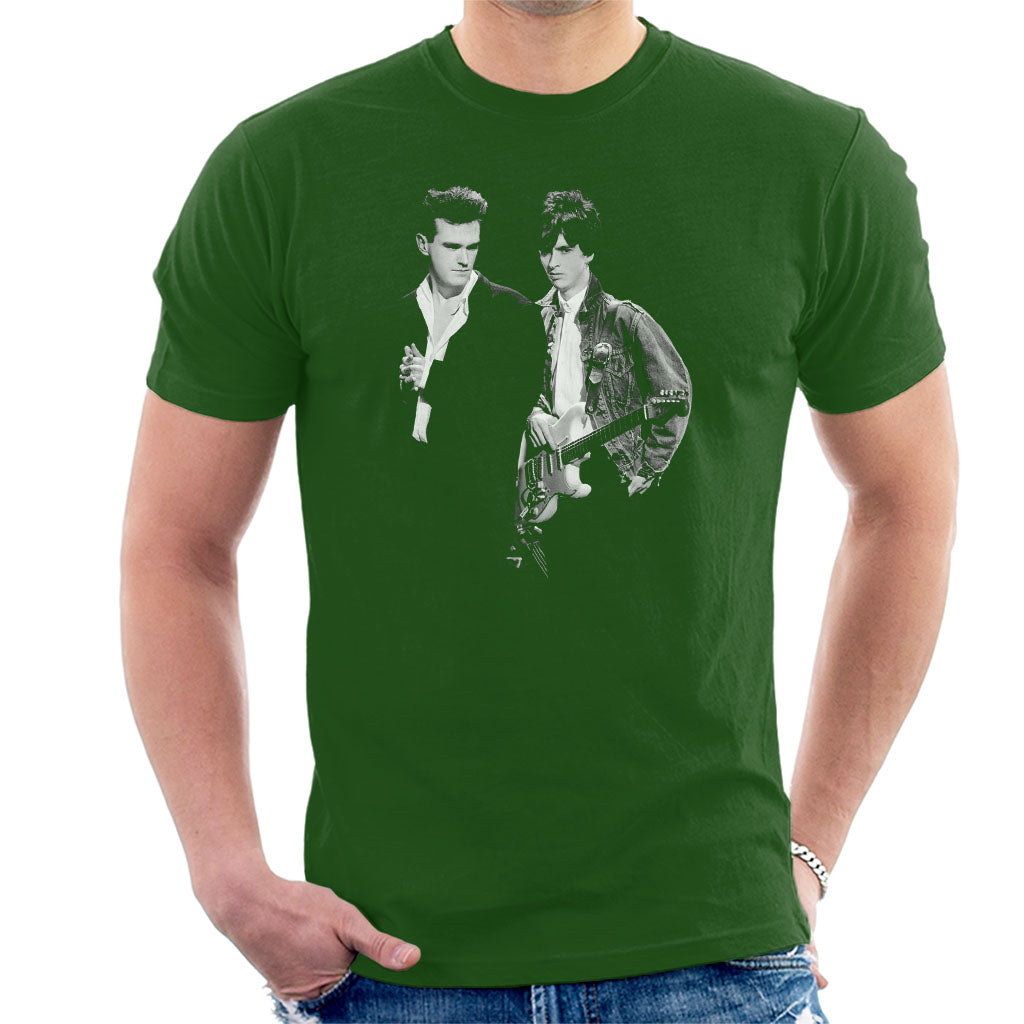 The Smiths Morrissey And Johnny Marr Together Live 1985 Men's T-Shirt-ALL + EVERY