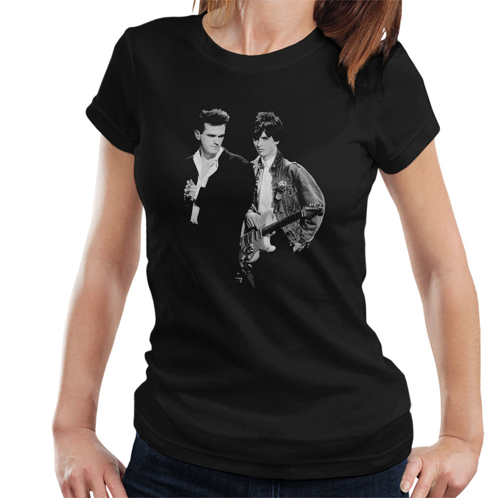 The Smiths Morrissey And Johnny Marr Together Live 1985 Women's T-Shirt-ALL + EVERY