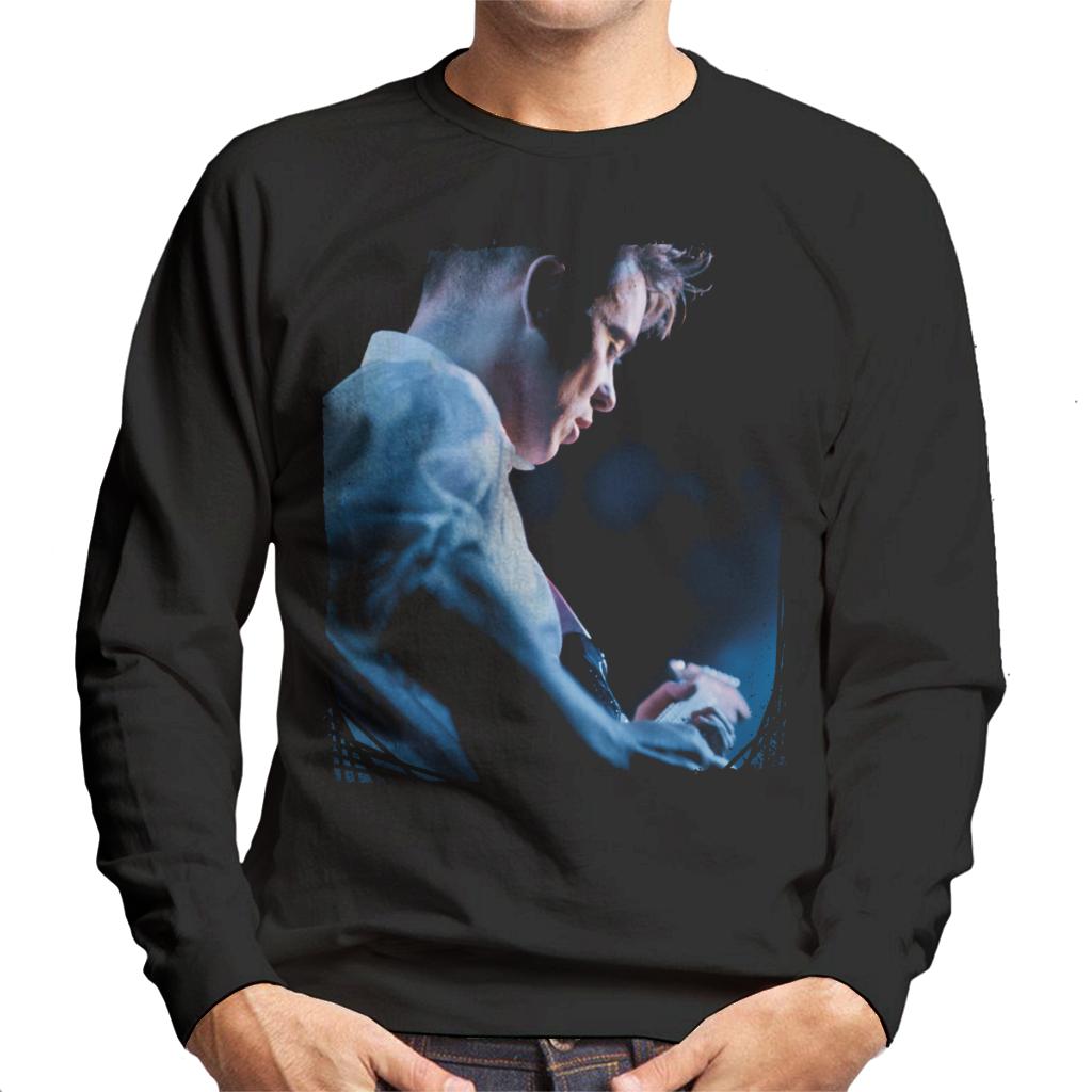 Bernard Sumner Of New Order Guitar Side Shot Men's Sweatshirt-ALL + EVERY