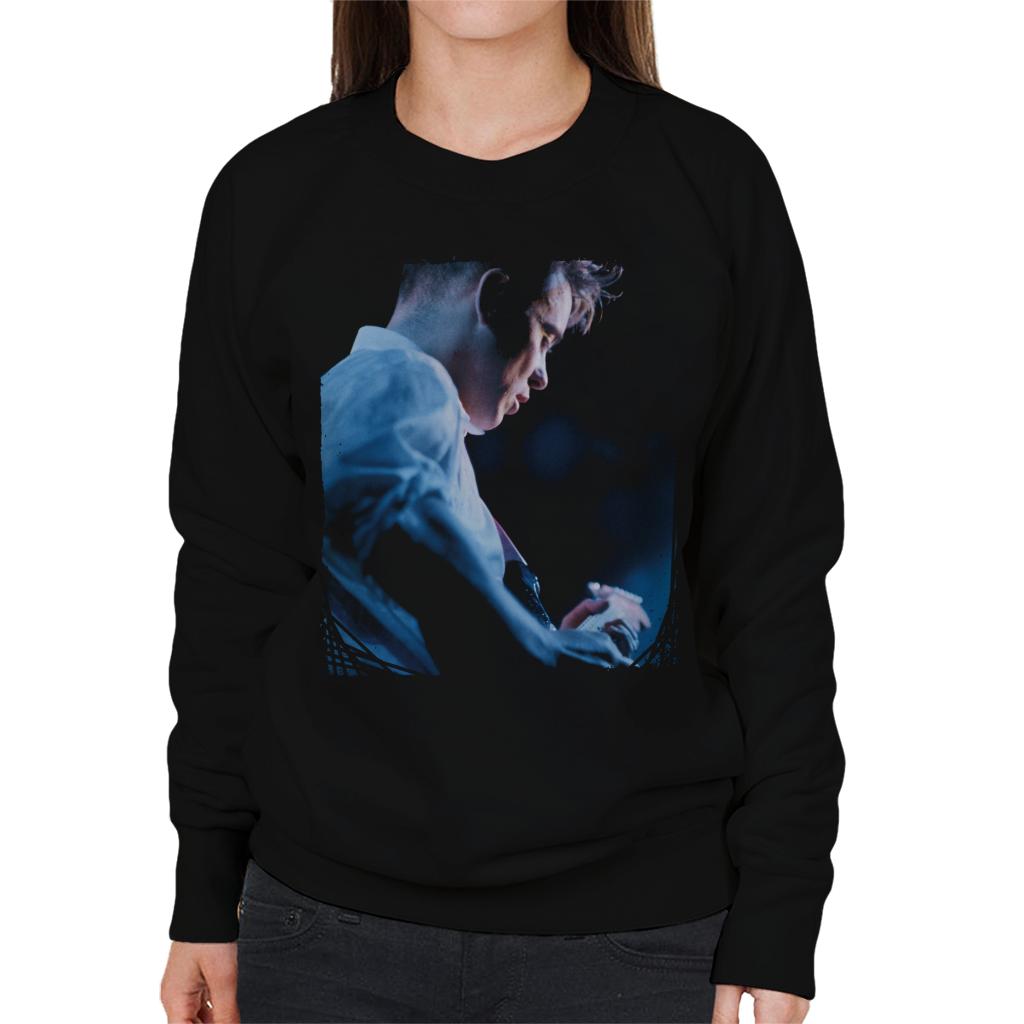 Bernard Sumner Of New Order Guitar Side Shot Women's Sweatshirt-ALL + EVERY