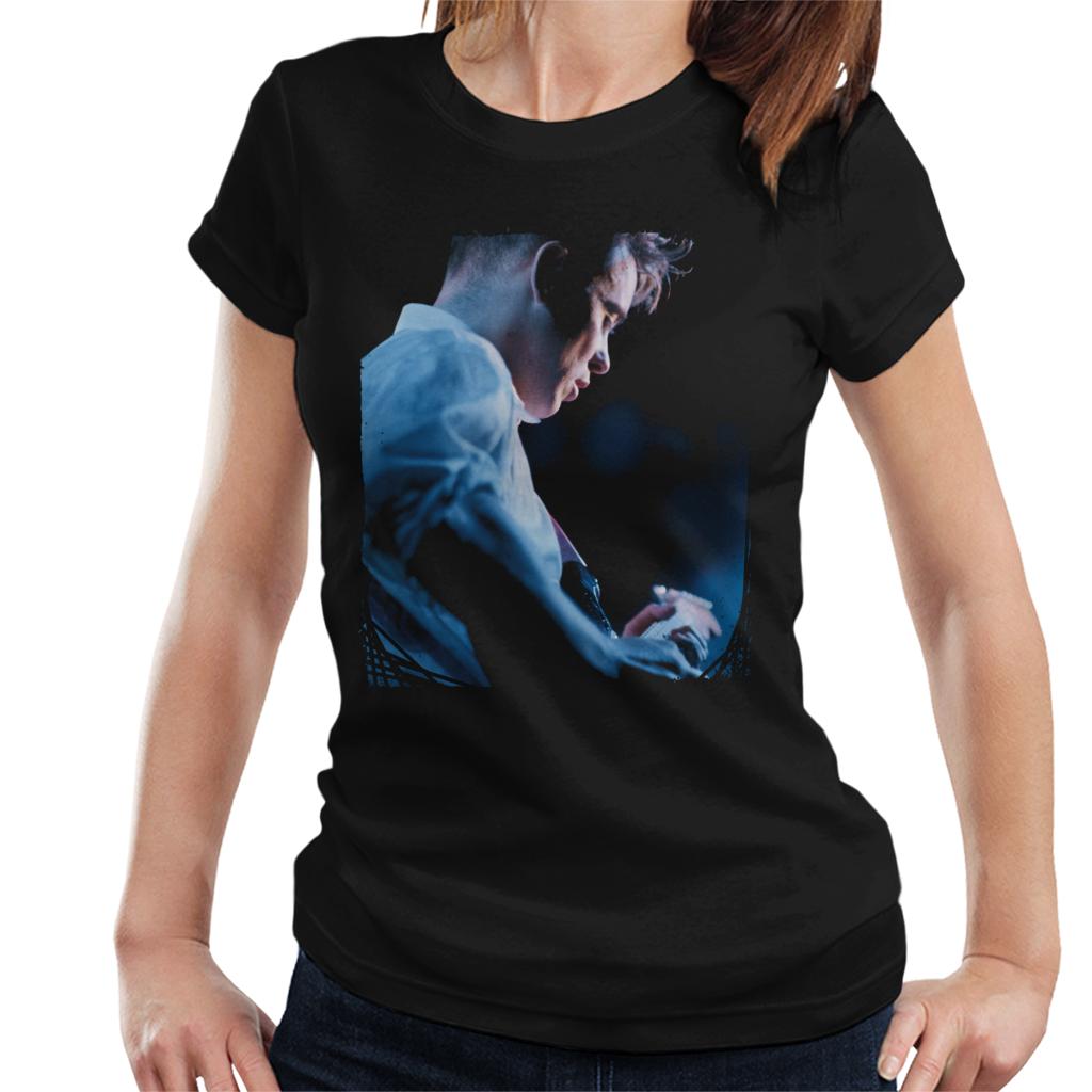 Bernard Sumner Of New Order Guitar Side Shot Women's T-Shirt-ALL + EVERY