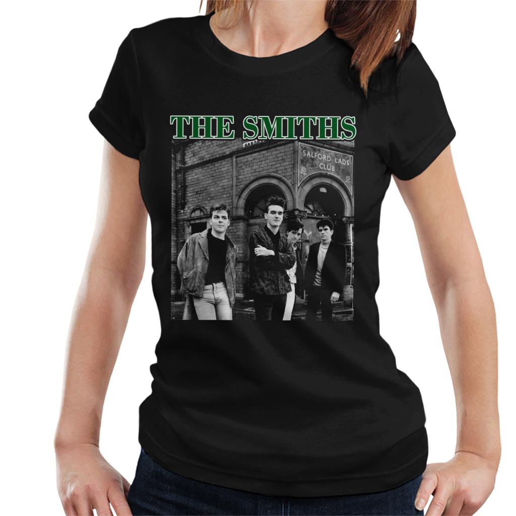 The Smiths Band Shot Salford Lads Club Women's T-Shirt-ALL + EVERY