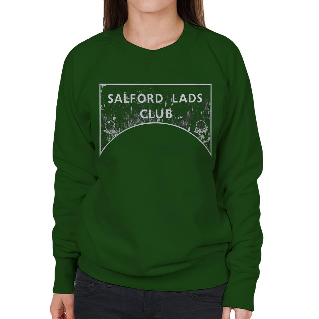 Salford Lads Club Sign Greyscale Women's Sweatshirt-ALL + EVERY