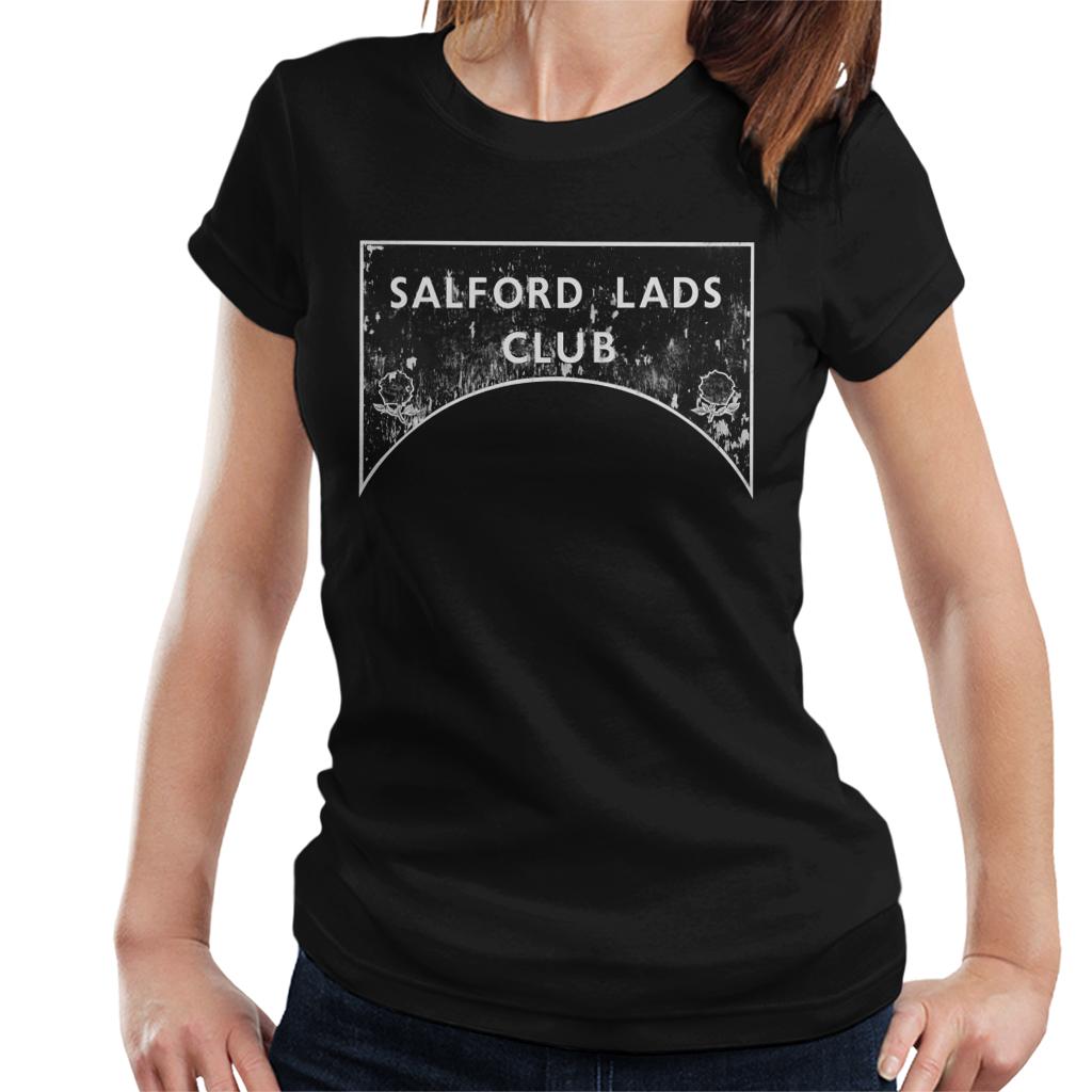 Salford Lads Club Sign Greyscale Women's T-Shirt-ALL + EVERY